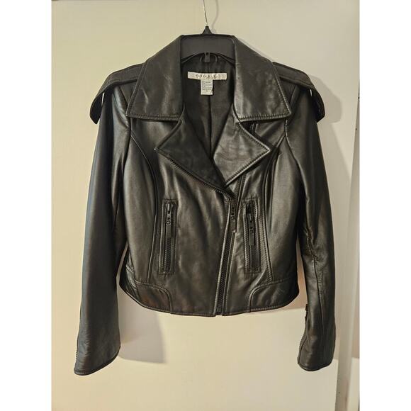 Rezrekshn Women's Rezrekshn 100% Leather Jacket Size Small (never worn) Runs Big - Picture 5 of 9